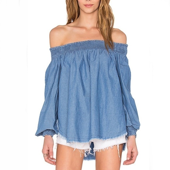 ONE TEASPOON TEXAS SUGAR Off Shoulder Top - Picture 1 of 8